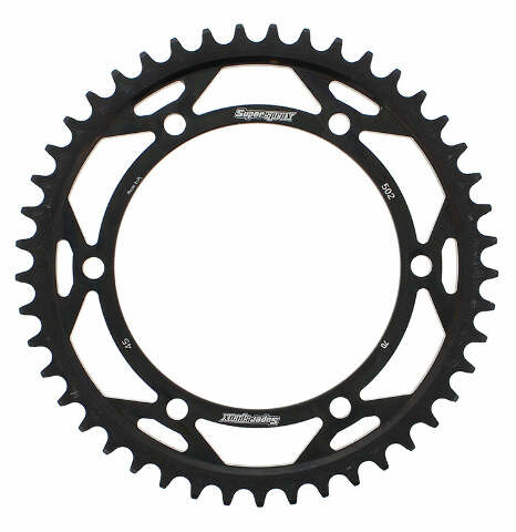SUPERSPROX REAR SPROCKET STEEL 45T-530 BLK KAW RFE-502-45-BLK