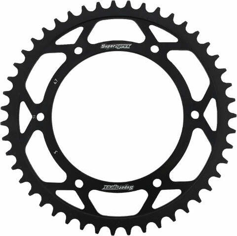 SUPERSPROX REAR SPROCKET STEEL 47T-520 BLK APR/BMW RFE-5-47-BLK