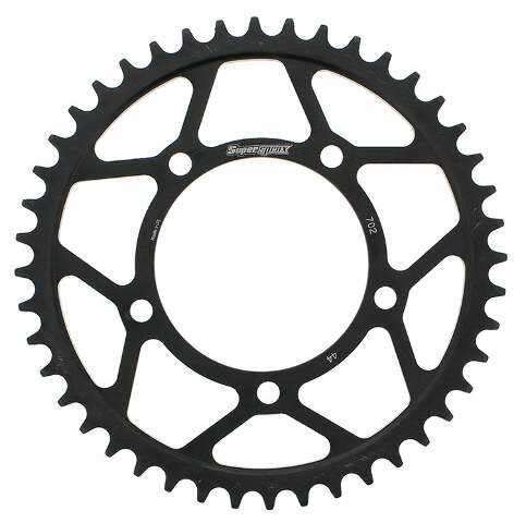 SUPERSPROX REAR SPROCKET STEEL 44T-525 BLK APR RFE-702-44-BLK