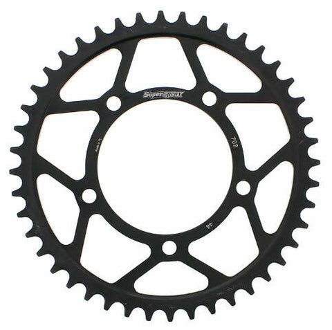 SUPERSPROX REAR SPROCKET STEEL 44T-525 BLK APR RFE-702-44-BLK