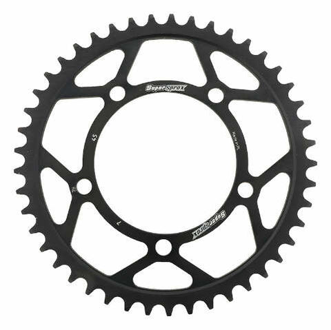 SUPERSPROX REAR SPROCKET STEEL 45T-525 BLK BMW RFE-7-45-BLK