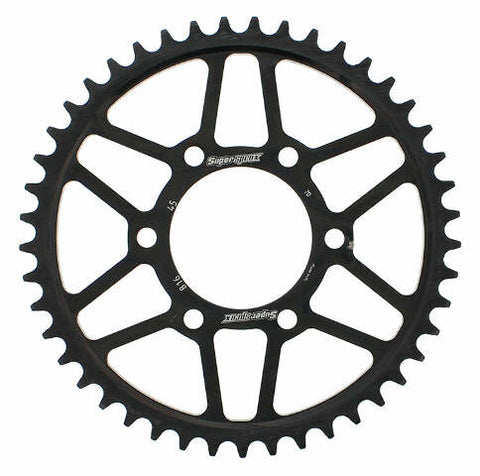 SUPERSPROX REAR SPROCKET STEEL 45T-530 BLK SUZ RFE-816-45-BLK