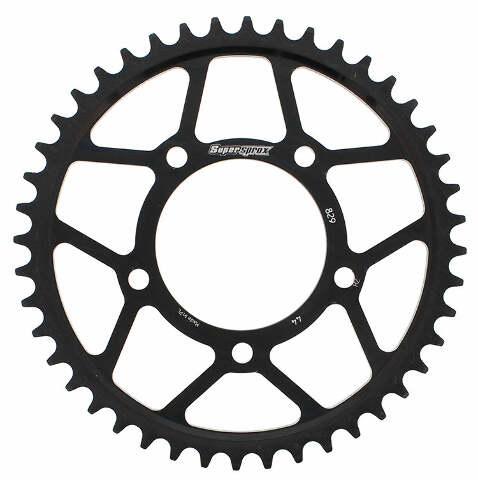 SUPERSPROX REAR SPROCKET STEEL 44T-530 BLK SUZ RFE-829-44-BLK
