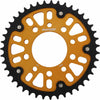SUPERSPROX REAR STEALTH SPROCKET ALU/STL 43T-530 GLD HON/TRI RST-1334-43-GLD