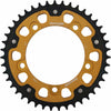 SUPERSPROX REAR STEALTH SPROCKET ALU/STL 43T-525 GLD SUZ/TRI RST-1792-43-GLD