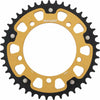 SUPERSPROX REAR STEALTH SPROCKET ALU/STL 43T-520 GLD HAY/SUZ/TRI RST-1793-43-GLD