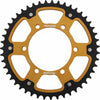 SUPERSPROX REAR STEALTH SPROCKET ALU/STL 47T-525 GLD TRI RST-2012-47-GLD