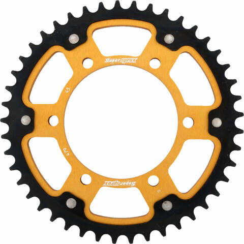 SUPERSPROX REAR STEALTH SPROCKET ALU/STL 45T-530 GLD YAM RST-479-45-GLD