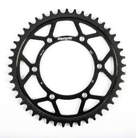 SUPERSPROX REAR EDGE SPROCKET STEEL 45T-525 BLK SUZ/YAM RFA-480-45-BLK