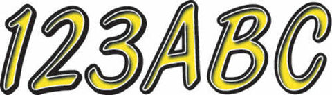 HARDLINE SERIES 400 REGISTRATION KIT (YELLOW/BLACK) YEBKG400