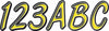 HARDLINE SERIES 400 REGISTRATION KIT (YELLOW/BLACK) YEBKG400