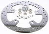 HARDDRIVE FRONT DRILLED BRAKE ROTOR POLISHED TOURING 14-UP 144154