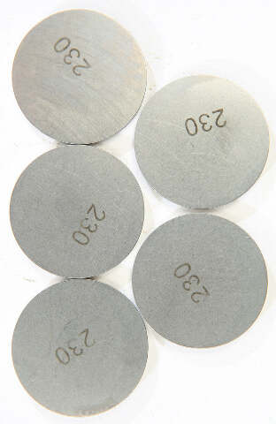 K&L VALVE SHIMS 2.30MMX29.5MM 5/PK 13-7663