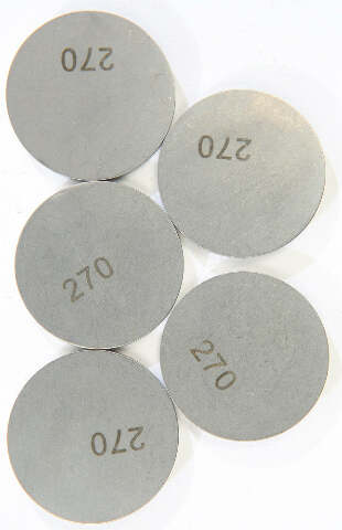 K&L VALVE SHIMS 2.75MMX29.5MM 5/PK 13-7672
