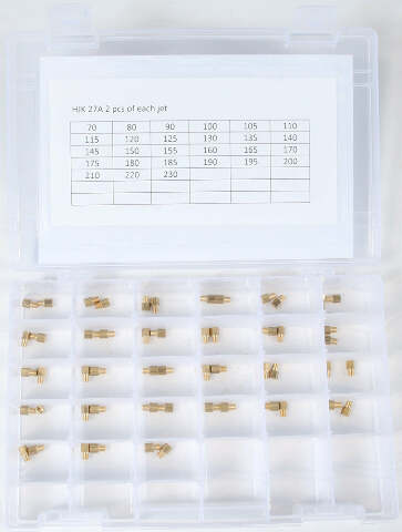 EBC HEX MAIN JET KIT 2/PC EA. #70-230 HJK27A