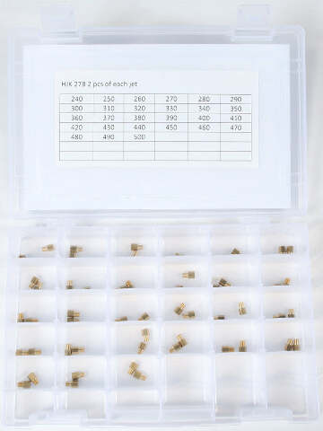 EBC HEX MAIN JET KIT 2/PC EA. #240-500 HJK27B