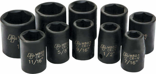 PERFORMANCE TOOL 10 PC 1/2
