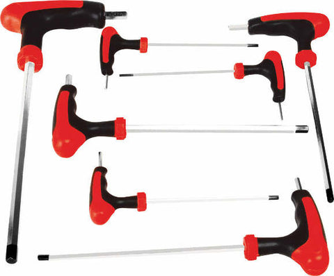 PERFORMANCE TOOL 7 PC SAE T-HANDLE SET HEX W1711
