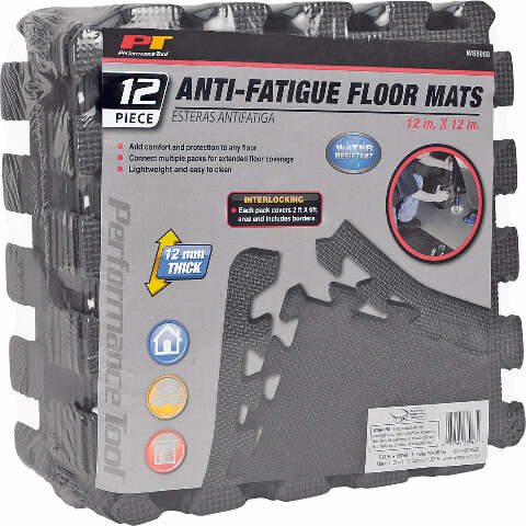 PERFORMANCE TOOL SHOP FLOOR MATS 12/PC W88988