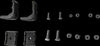 OPEN TRAIL SLIDING BRACKET FOR STEALTH PAIR B15 SLIDING BRACKET