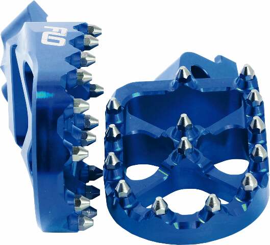 FLO MOTORSPORTS PRO SERIES FOOT PEGS BLUE YAM FPEG-793BLU