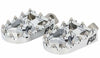 FLO MOTORSPORTS MOTO STYLE FOOTPEG SET CHROME 2
