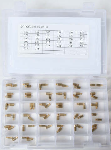EBC HEX MAIN JET KIT 2/PC EA. #160-238 CRK32B