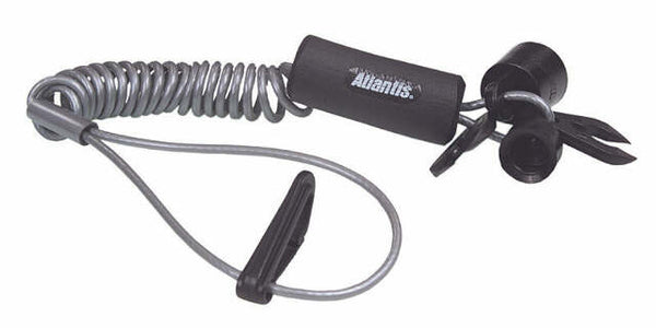 ATLANTIS DESS LANYARD MULTI END SILVER A3185