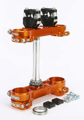 XTRIG ROCS TECH CLAMP SET ORANGE KTM 20MM 501340501101