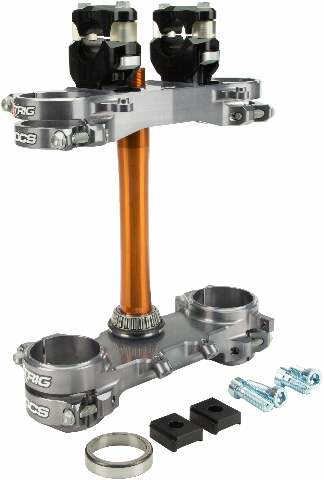 XTRIG ROCS TECH CLAMP SET GREY SUZUKI 21.5MM 501330601101