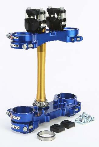 XTRIG ROCS TECH CLAMP SET BLUE YAMAHA 22MM 501330801101