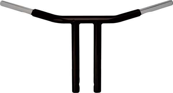 WILD 1 PHYSCO CHUBBY DRAG BAR 12.0 STRAIGHT RISERS SATIN BLK WO564B