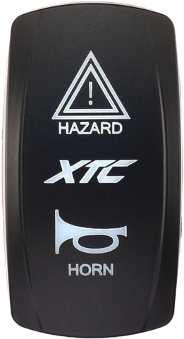 XTC POWER PRODUCTS DASH SWITCH ROCKER FACE XTC HAZARD/HORN SW00-00132037