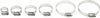 HELIX STAINLESS STEEL HOSE CLAMPS 58-83MM 10/PK 111-6244