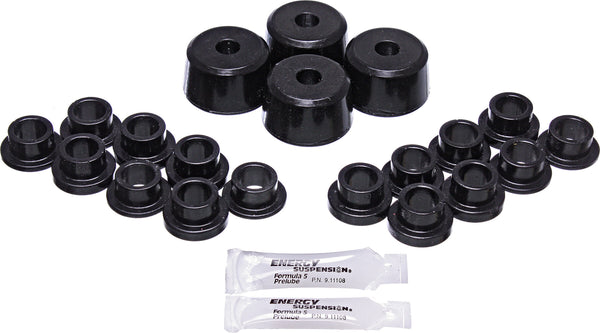 ENERGY SUSP. SHOCK BUSHING KIT BLACK POL 70.7001G