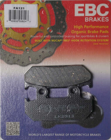EBC BRAKE PADS FA121