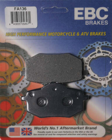 EBC BRAKE PADS FA136