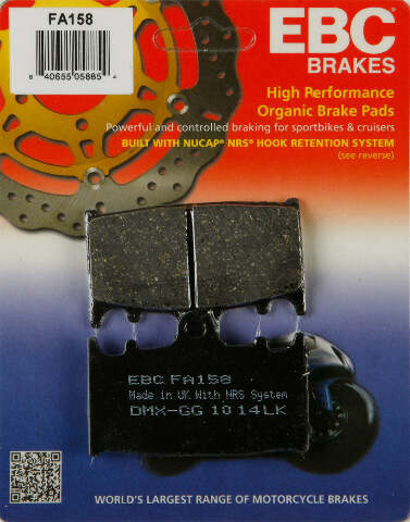 EBC BRAKE PADS FA158