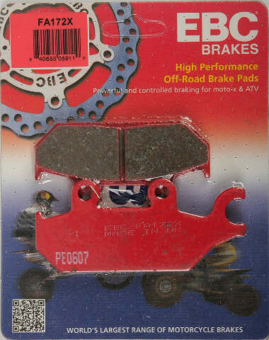 EBC BRAKE PADS FA172X