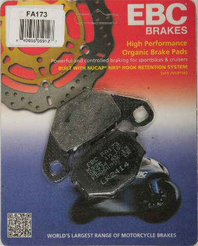 EBC BRAKE PADS FA173