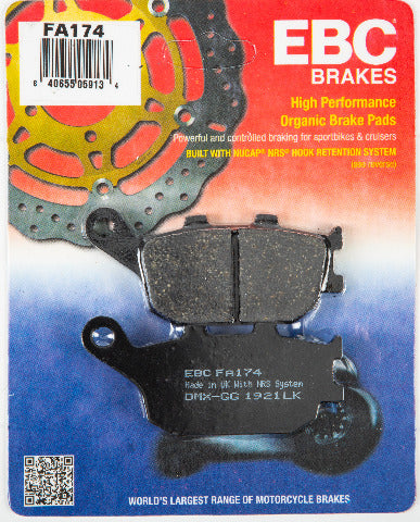 EBC BRAKE PADS FA174