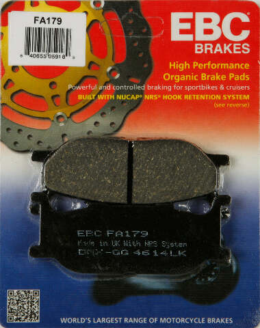 EBC BRAKE PADS FA179