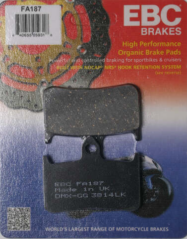 EBC BRAKE PADS FA187