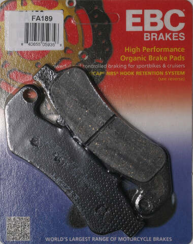 EBC BRAKE PADS FA189