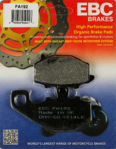 EBC BRAKE PADS FA192