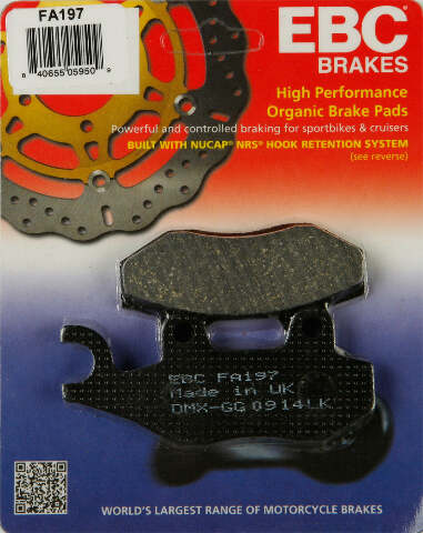 EBC BRAKE PADS FA197
