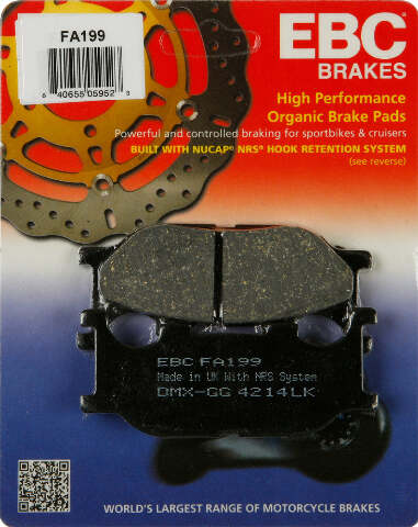 EBC BRAKE PADS FA199