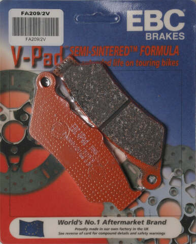 EBC BRAKE PADS FA210