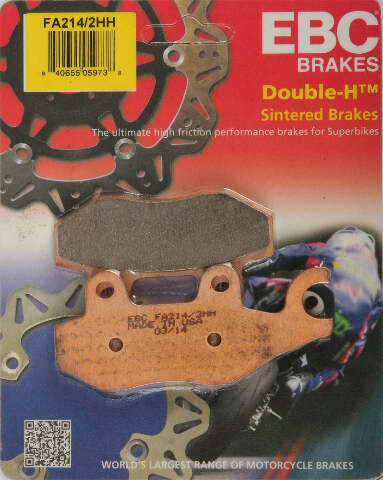 EBC BRAKE PADS FA214/2HH