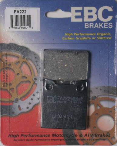 EBC BRAKE PADS FA222